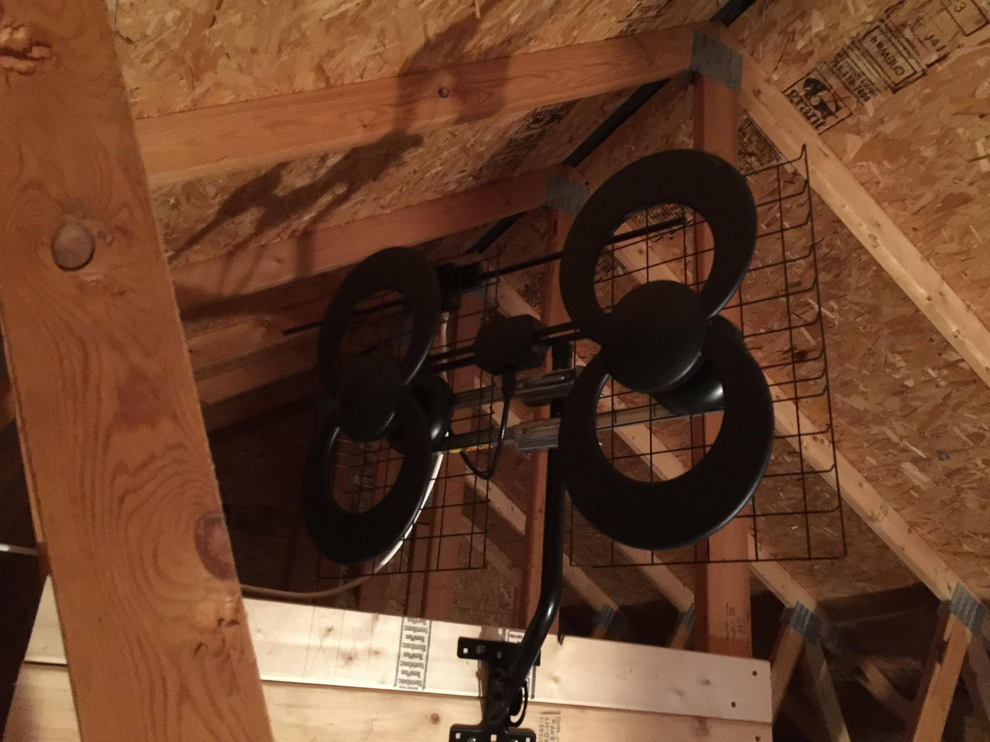 4V Attic installation, click to load a larger version