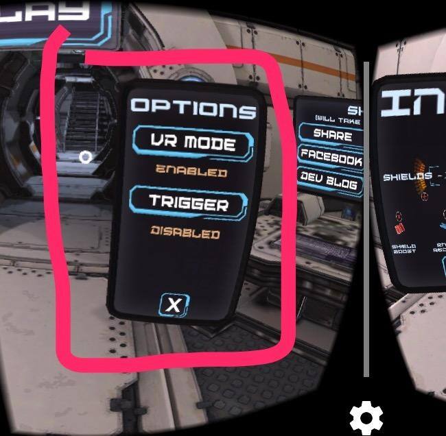 End space vr app settings, click to load a larger version