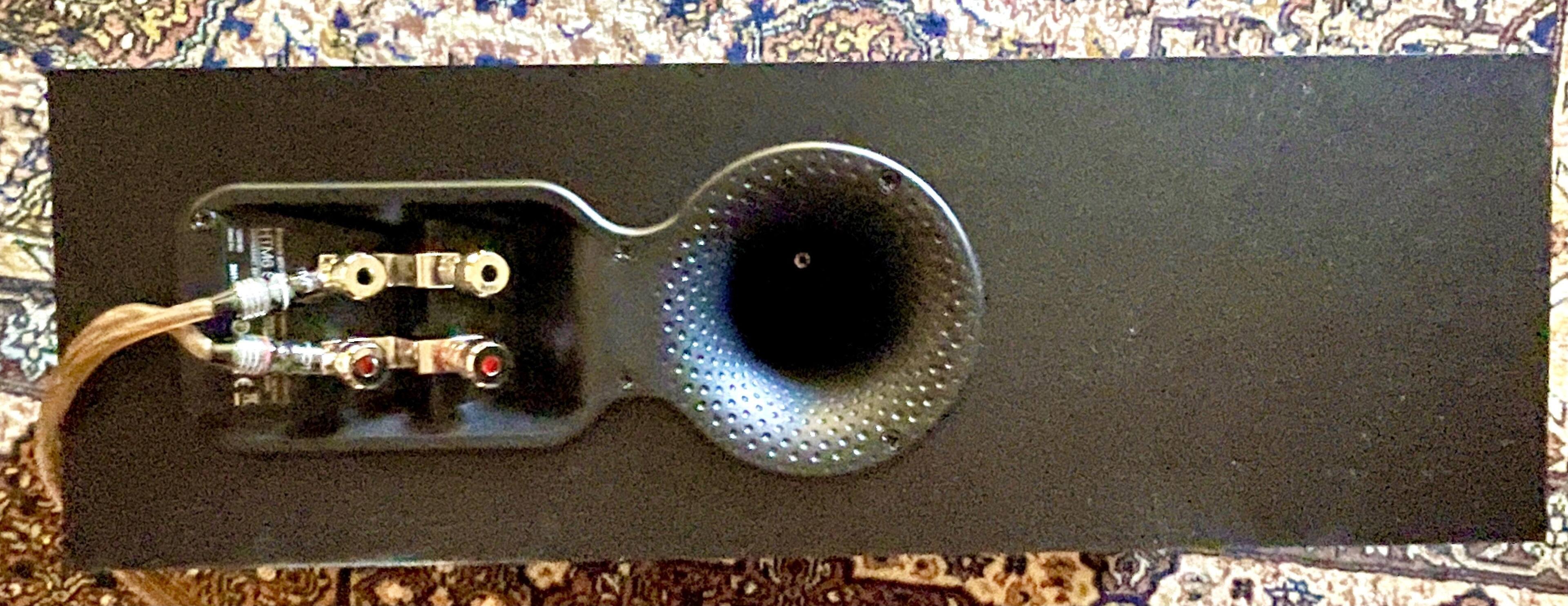 Connectors on sub and Bass Port, click to load a larger version