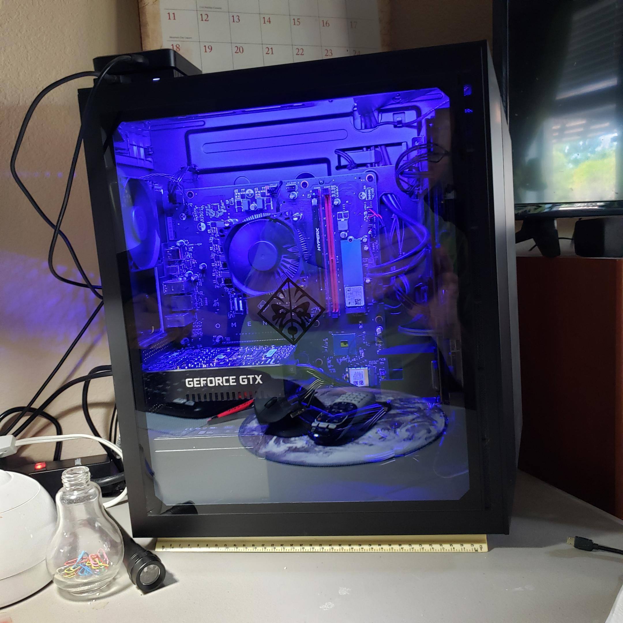 HP OMEN Gaming Desktop Intel Core i7 9700 16GB Memory NVIDIA