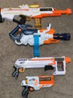 NERF Gun Ultra Pharaoh Bolt Blaster Action Sniper Rifle With Gold Accents.  630509940363