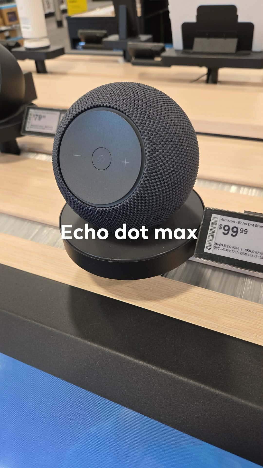 Amazon Echo Dot Max (newest model), Alexa speaker w/ room filling