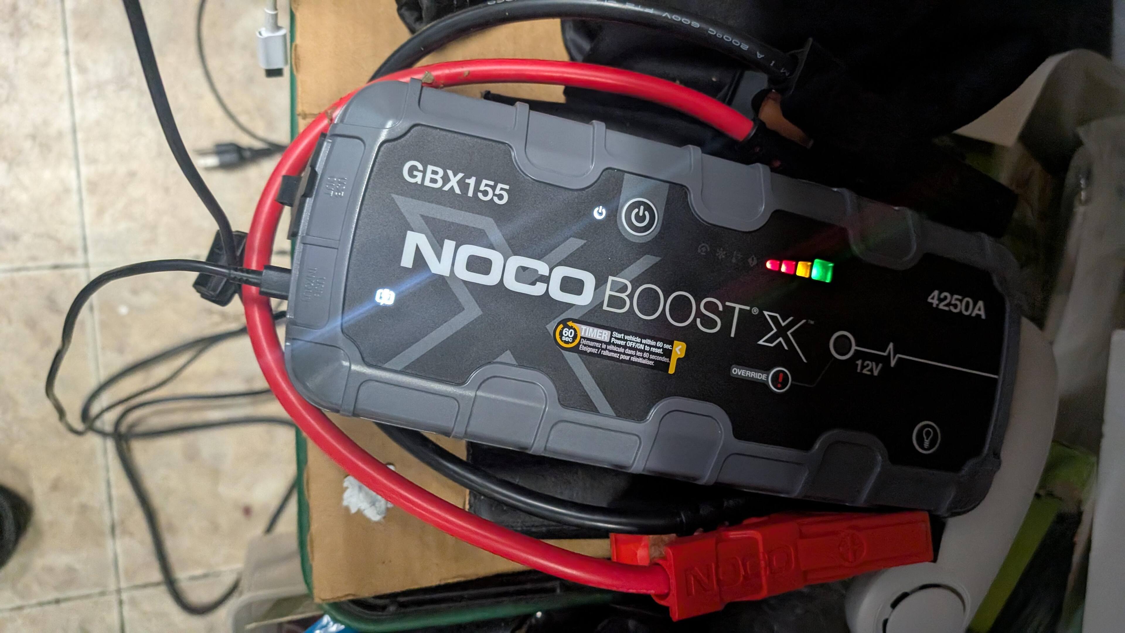 NUSKIN boost ブースター　箱無し NOCO Boost X GBX155: 4250A UltraSafe Jump Starter – 12V Portable