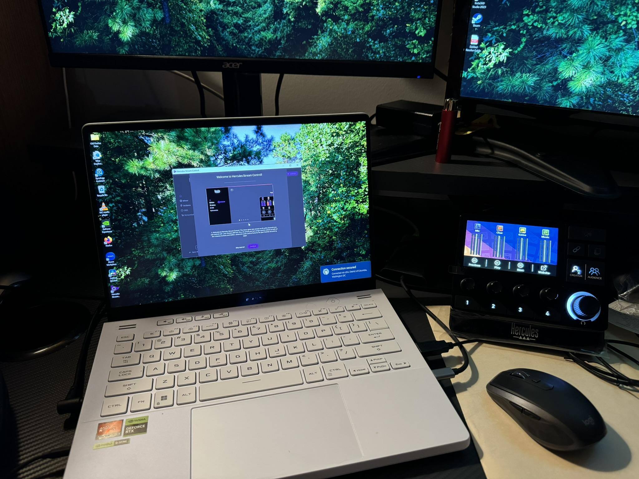 device configuration panel, click to load a larger version