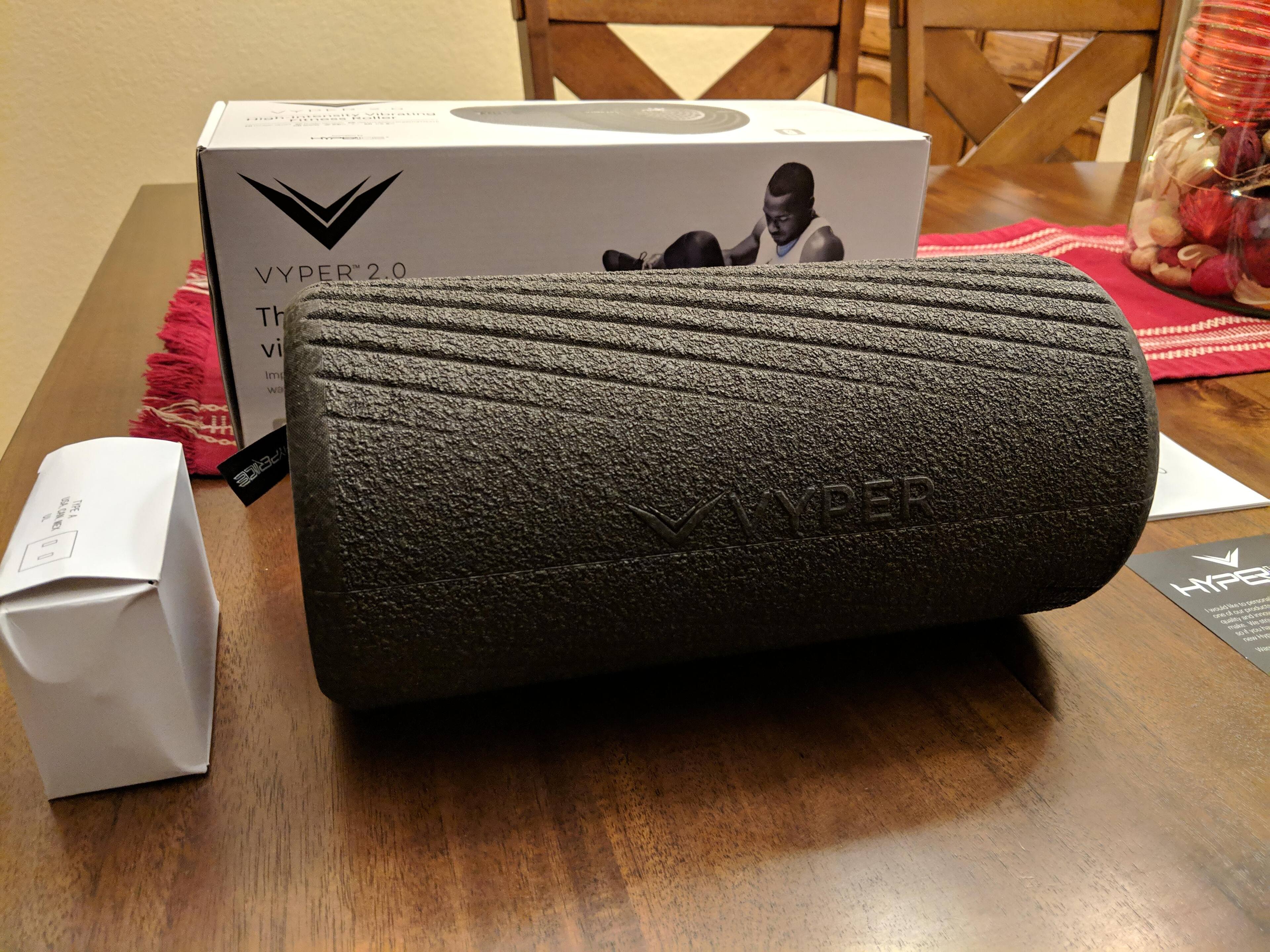 Hyperice Vyper 2.0 Vibrating Fitness Roller Black 31000 001-00