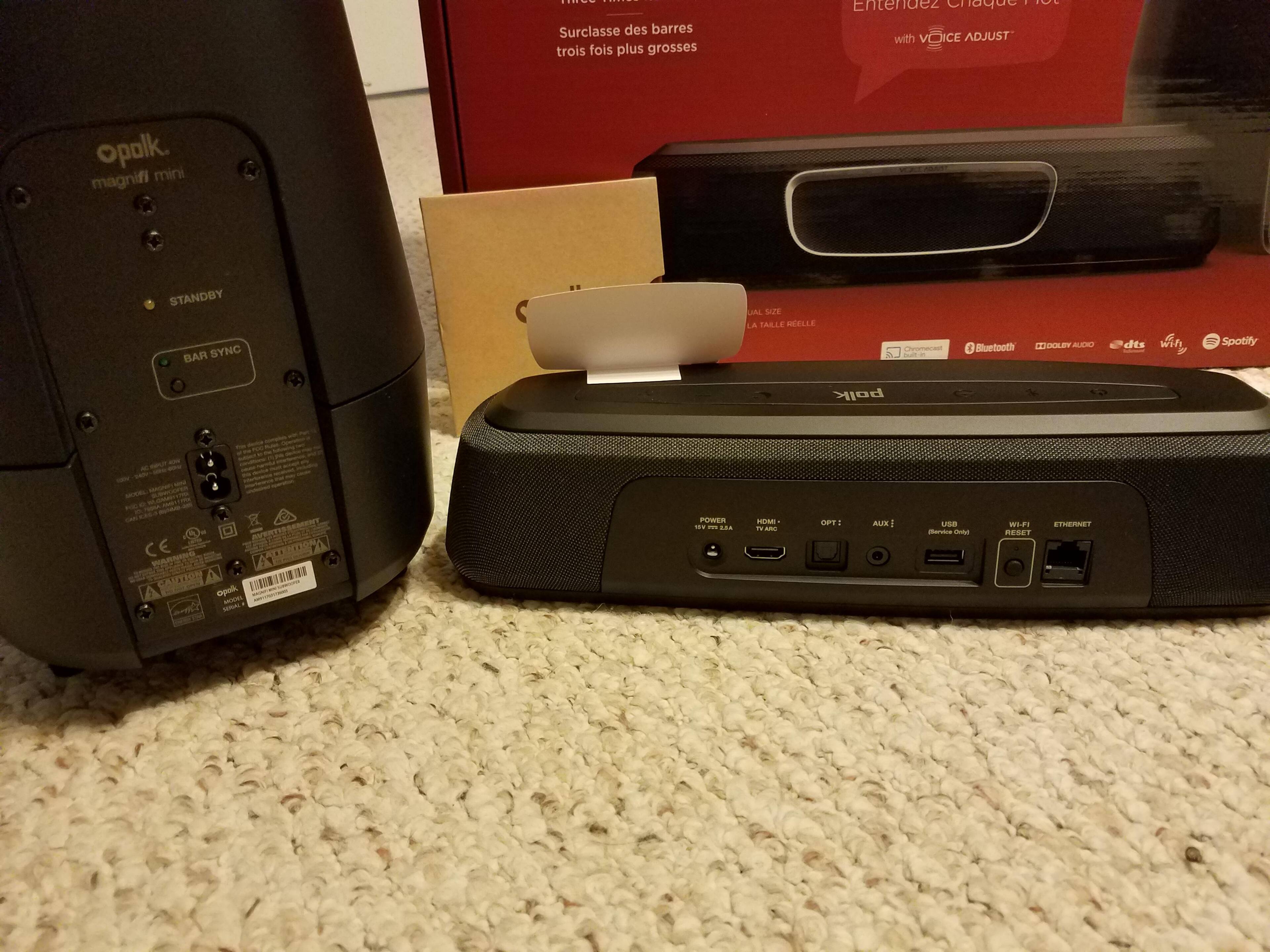 close up of the back ports, click to load a larger version