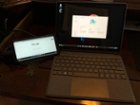 The included Duet application lets you make your Android/Apple phone or tablet a second monitor. Worked perfect over USB-C, but I could not get the wireless option working., click to load a larger version