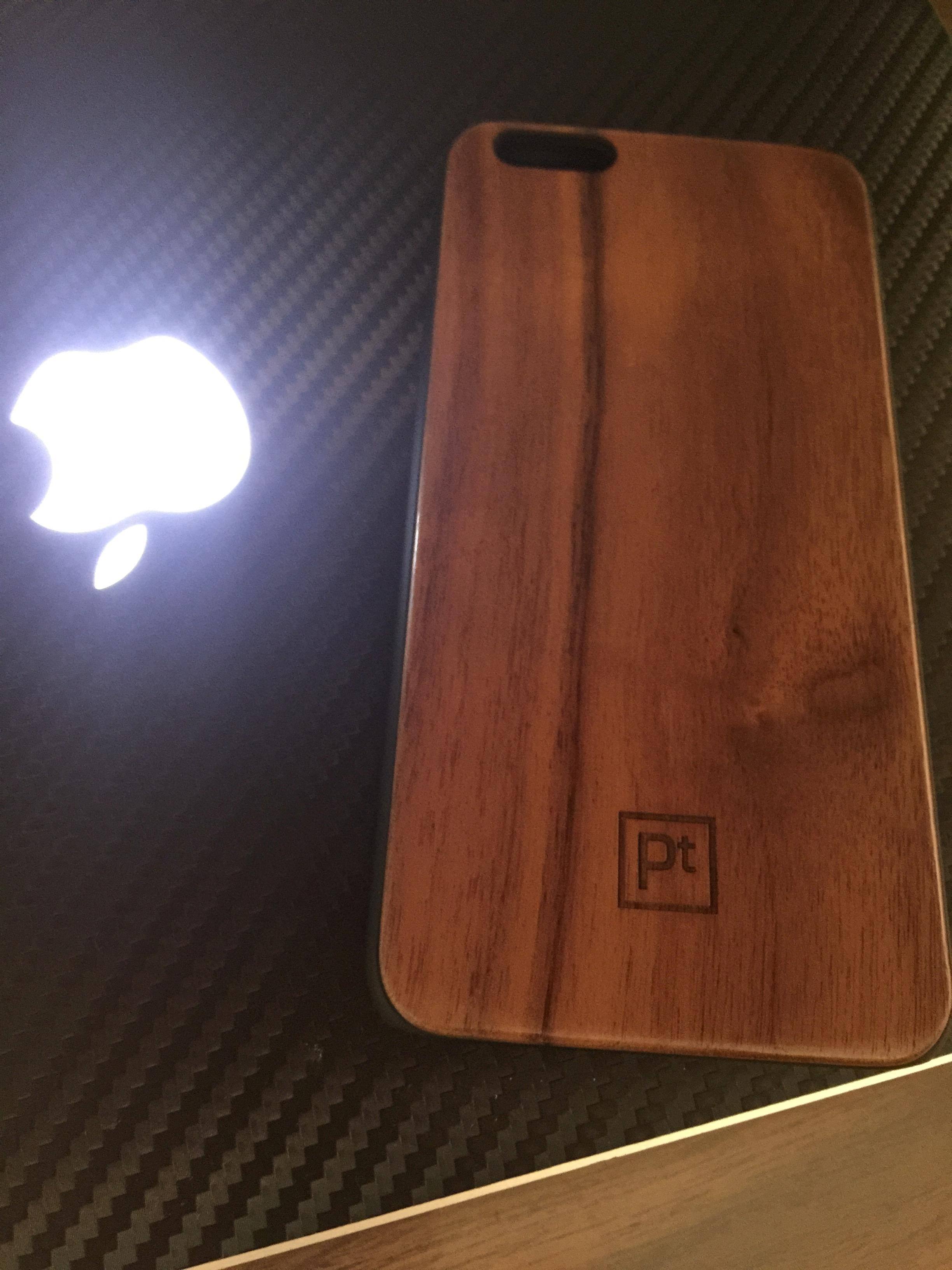 Platinum - Case for Apple iPhone 6 Plus - Brown Walnut, click to load a larger version