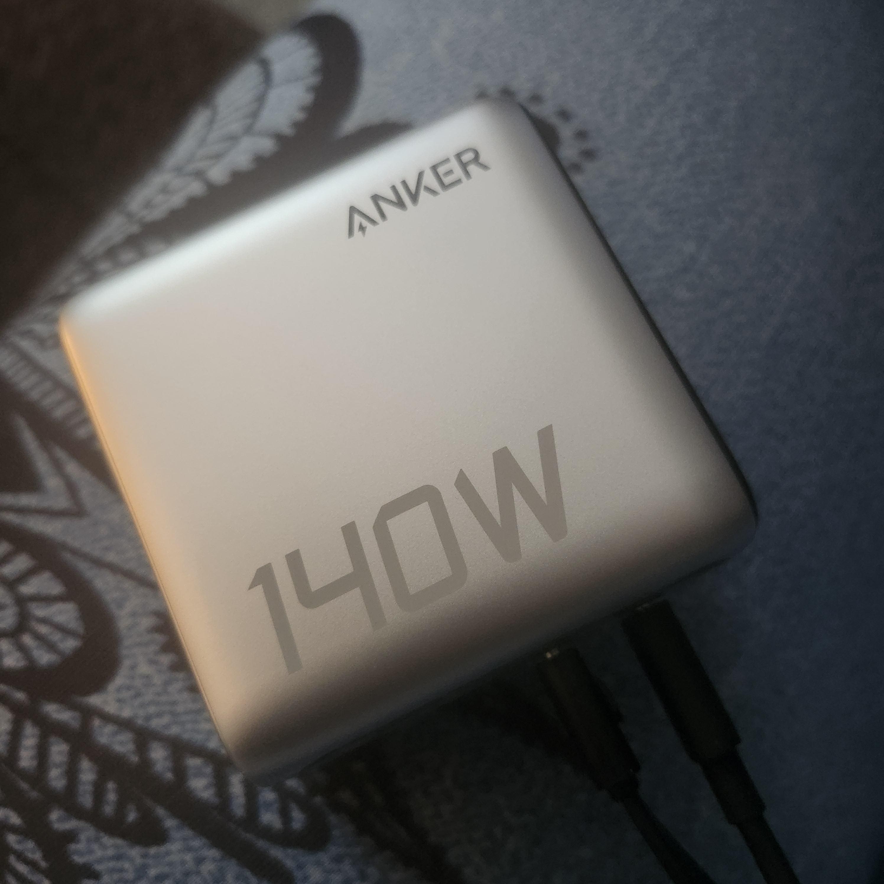 【新品未開封】Anker Charger (140W, 4 Ports) Anker Laptop Charger (140W, 4 Port, PD 3.1) Silver A2697J41 - Best Buy