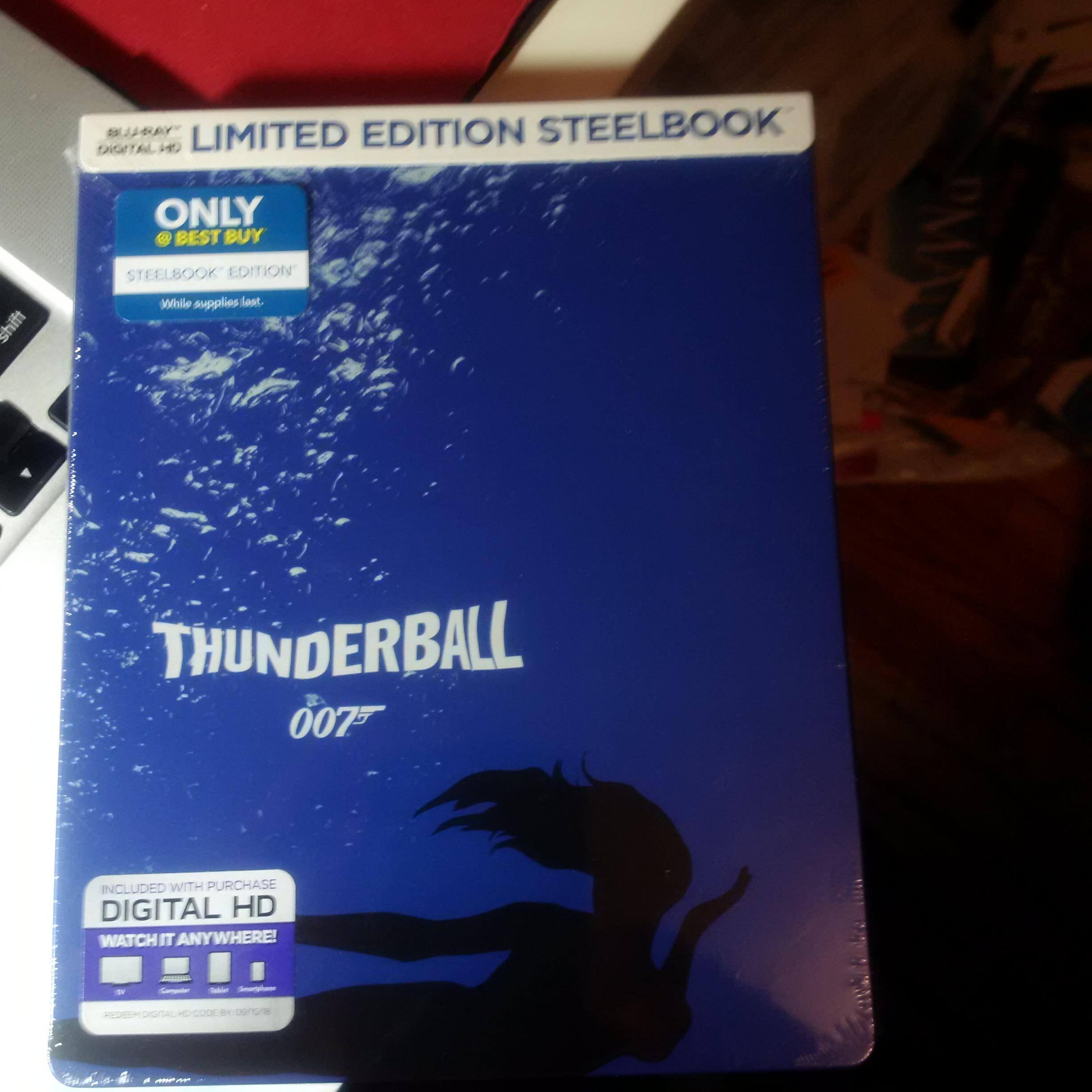 Thunderball Steelbook, click to load a larger version