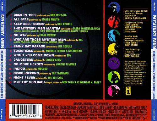 Mystery Men Soundtrack, click to load a larger version