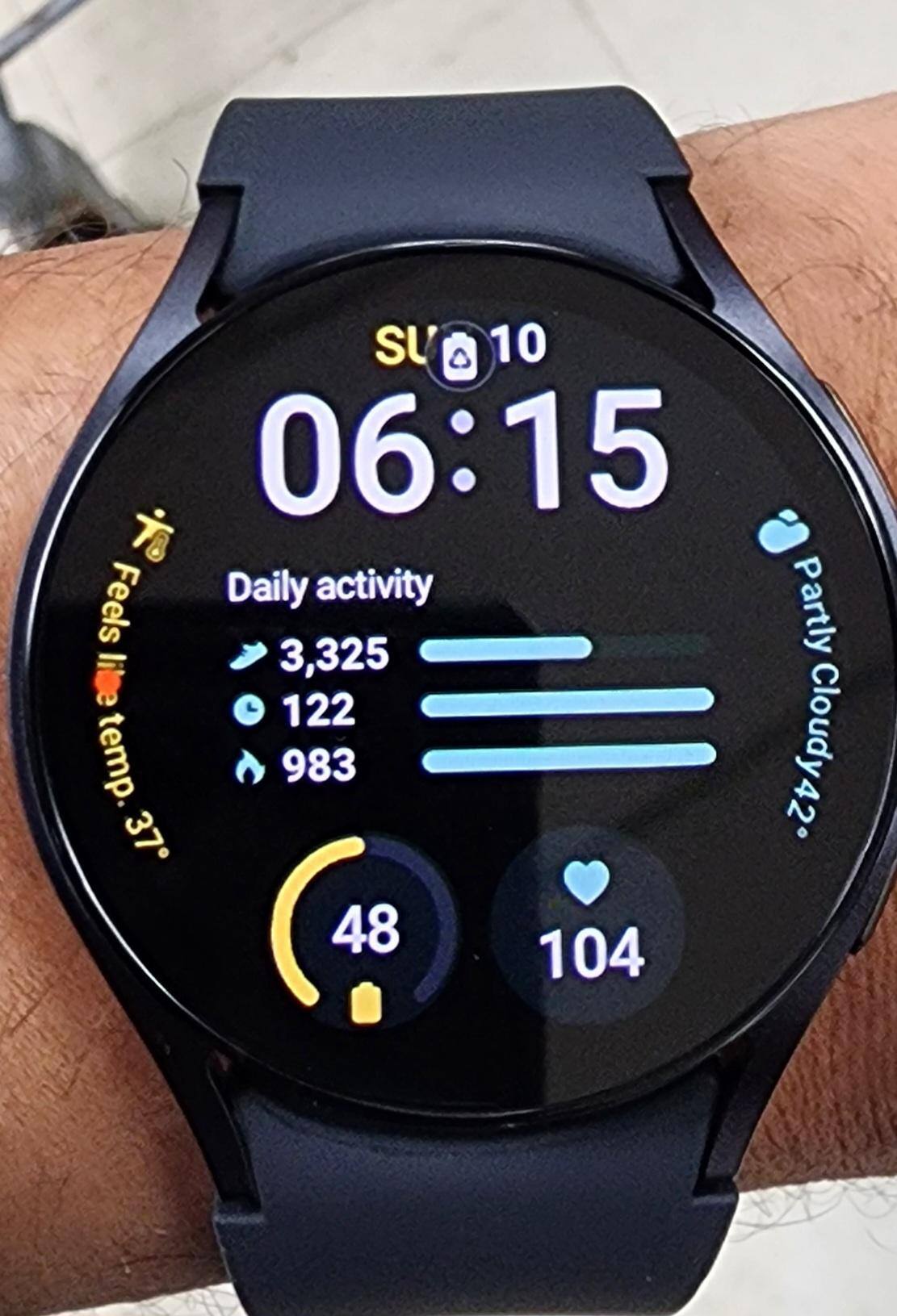 Samsung Galaxy Watch4 Aluminum Smartwatch 40mm BT Black SM