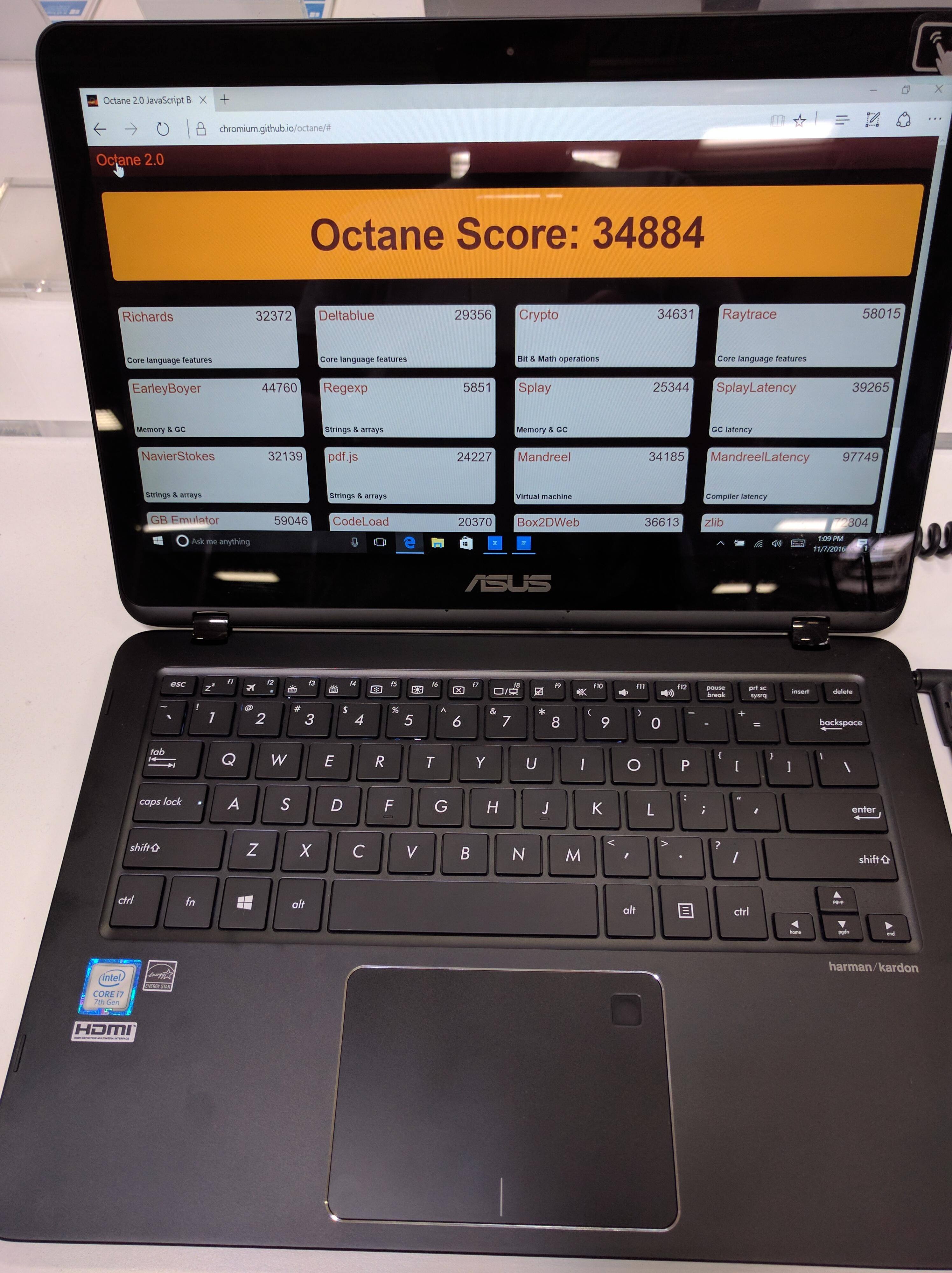 Octane Score, click to load a larger version