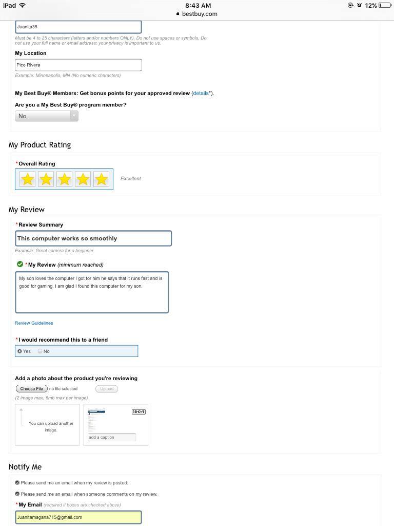 Customer provided image, click to load a larger version