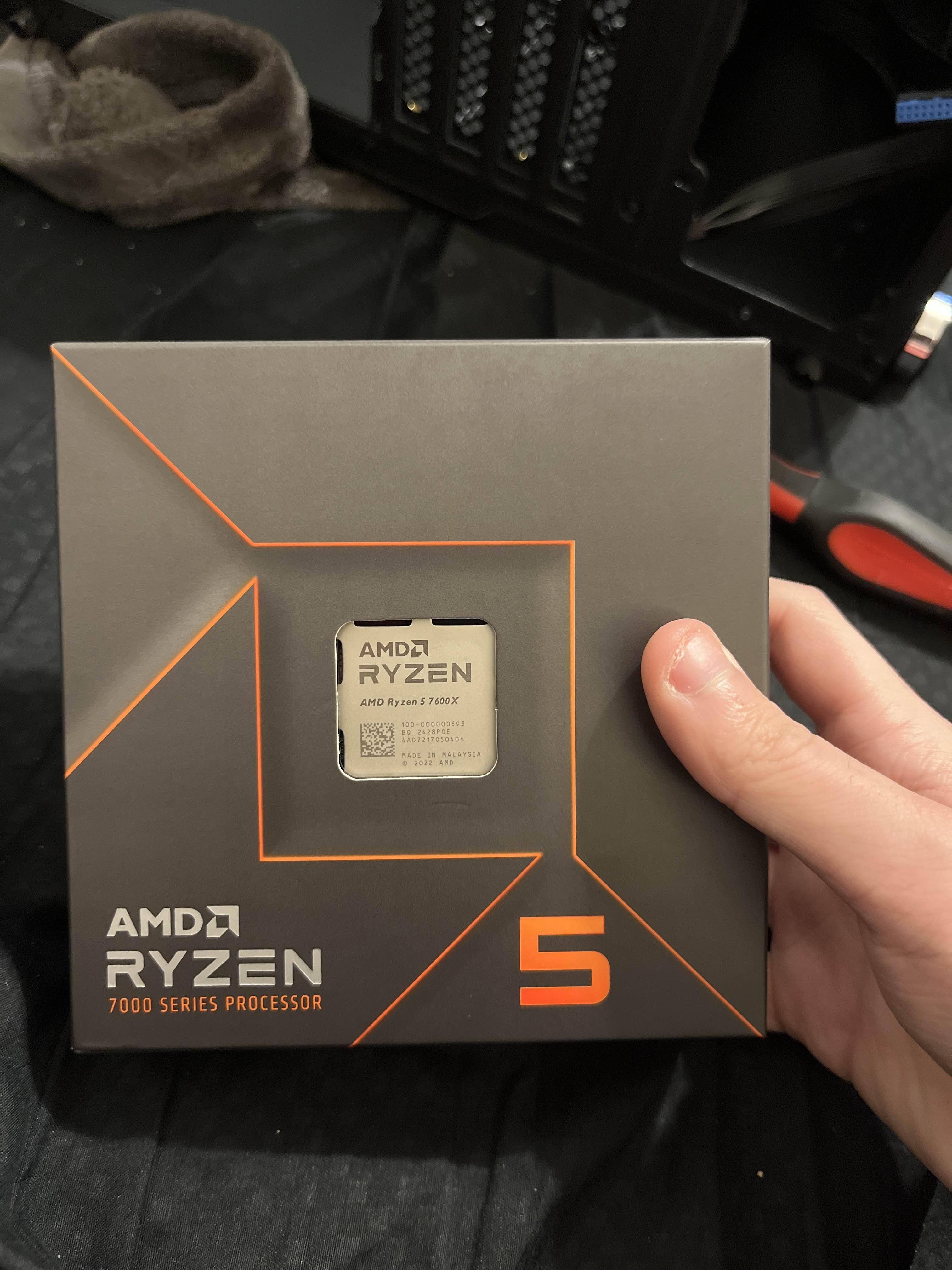 AMD Ryzen 5 7600X 6 Core 12 Thread 4.7GHz (5.3 GHz Max Boost