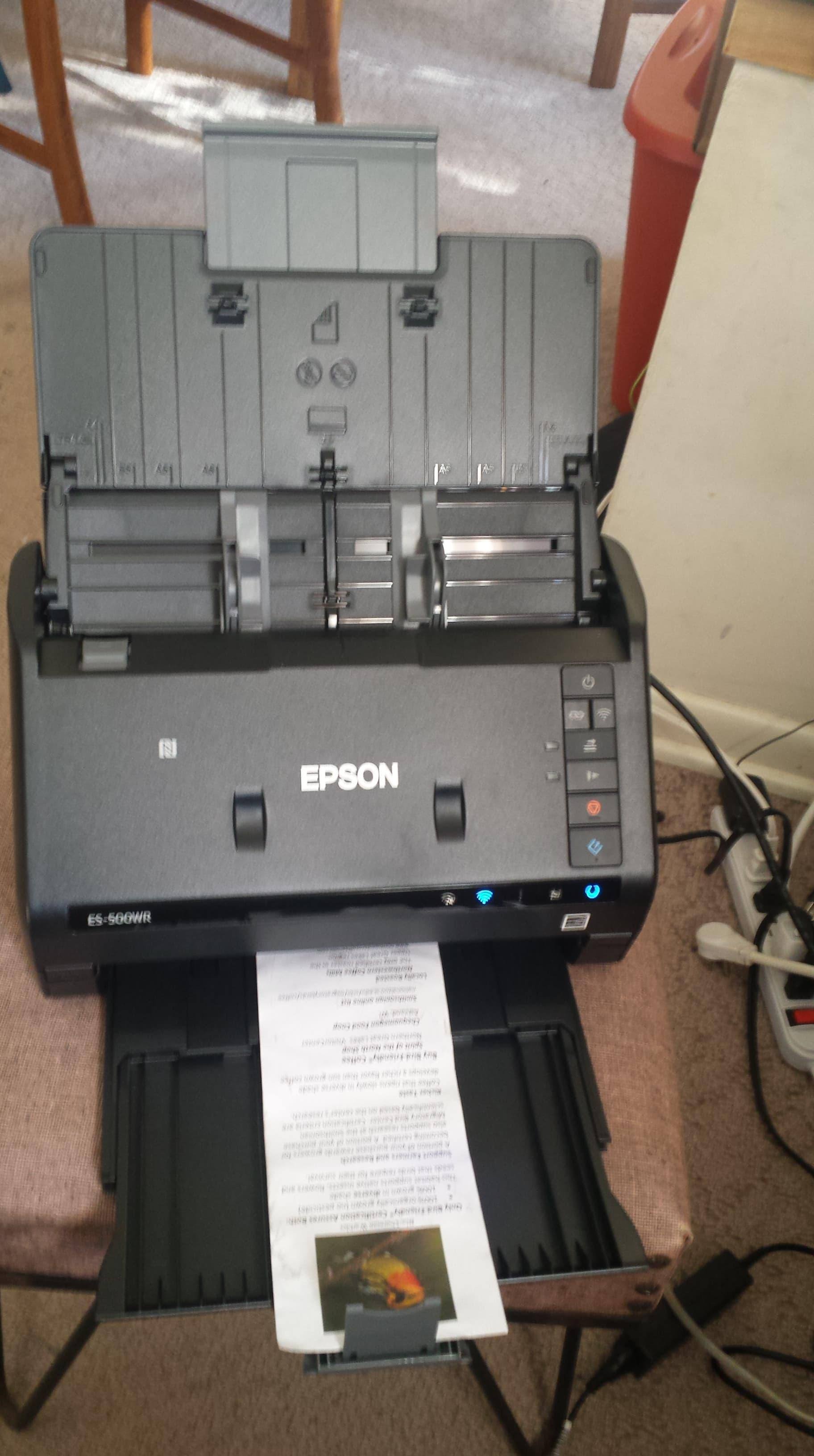 Epson Workforce ES-500WR, click to load a larger version