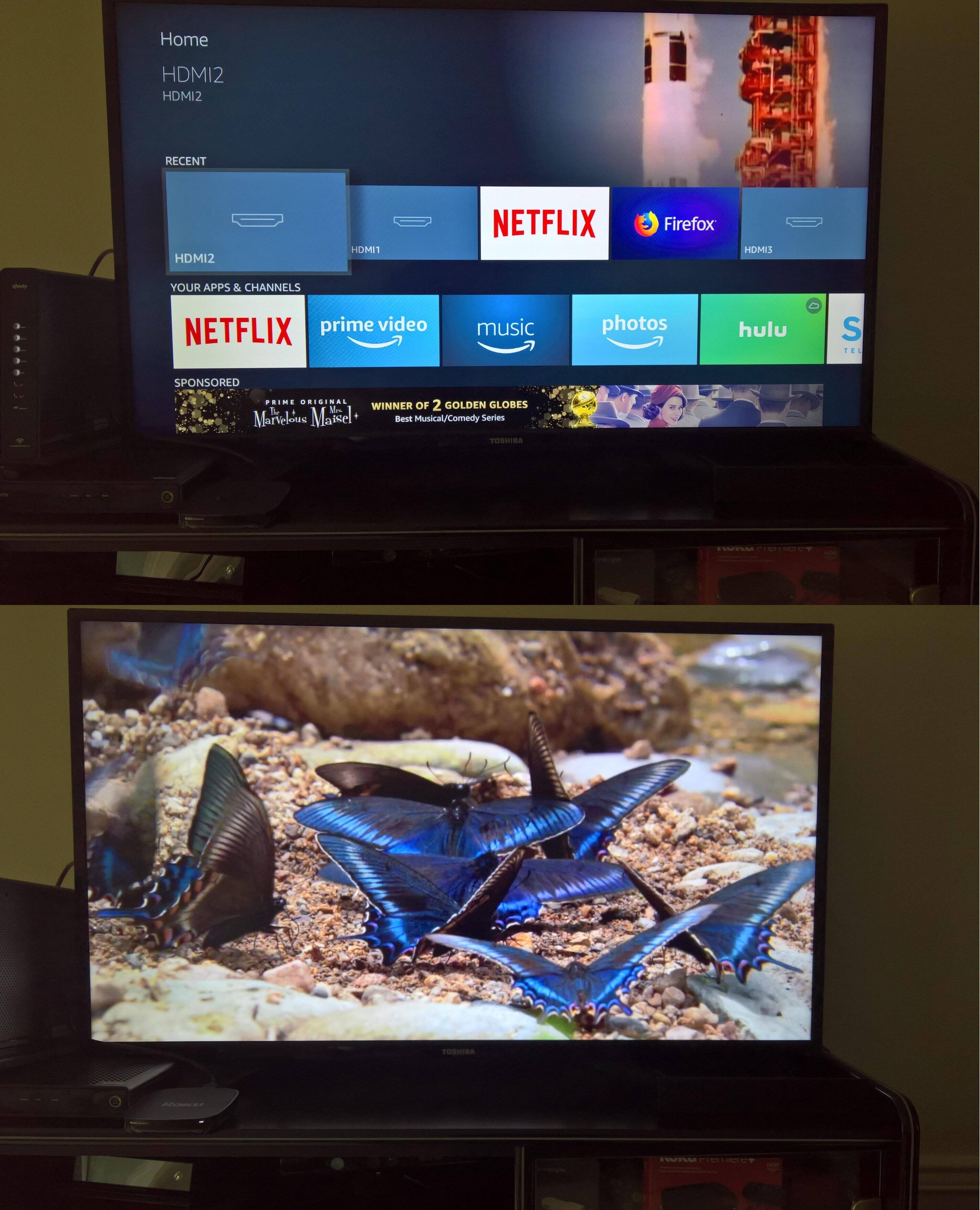 Home Screen (SD preview) and HD video (bottom), click to load a larger version
