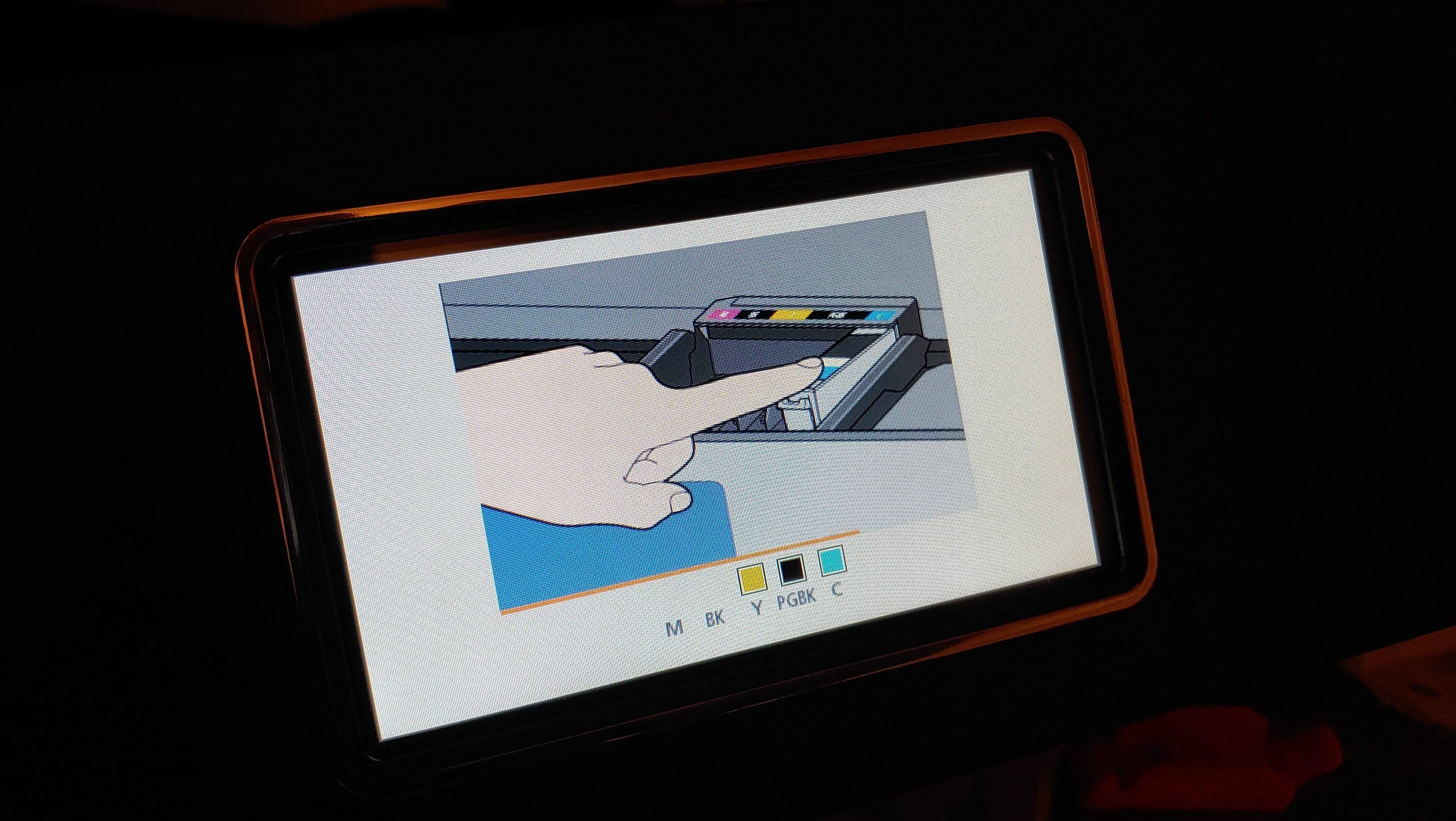 While installing ink, click to load a larger version