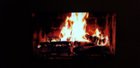 Chilling with my fireplace video from Netflix., click to load a larger version