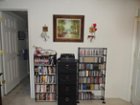 Atlantic Folding 8-Tier Multimedia Rack for CDs, DVDs, Blu-rays and Games  Black 78205091 78205090