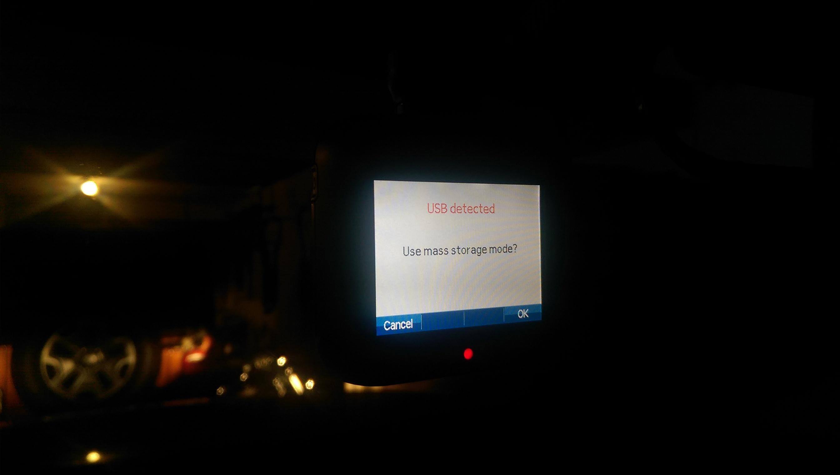 Mass Storage Device prompt, click to load a larger version