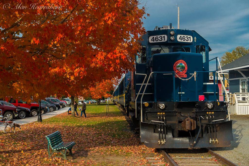 Blue Ridge Train. Sony RX100M3, click to load a larger version