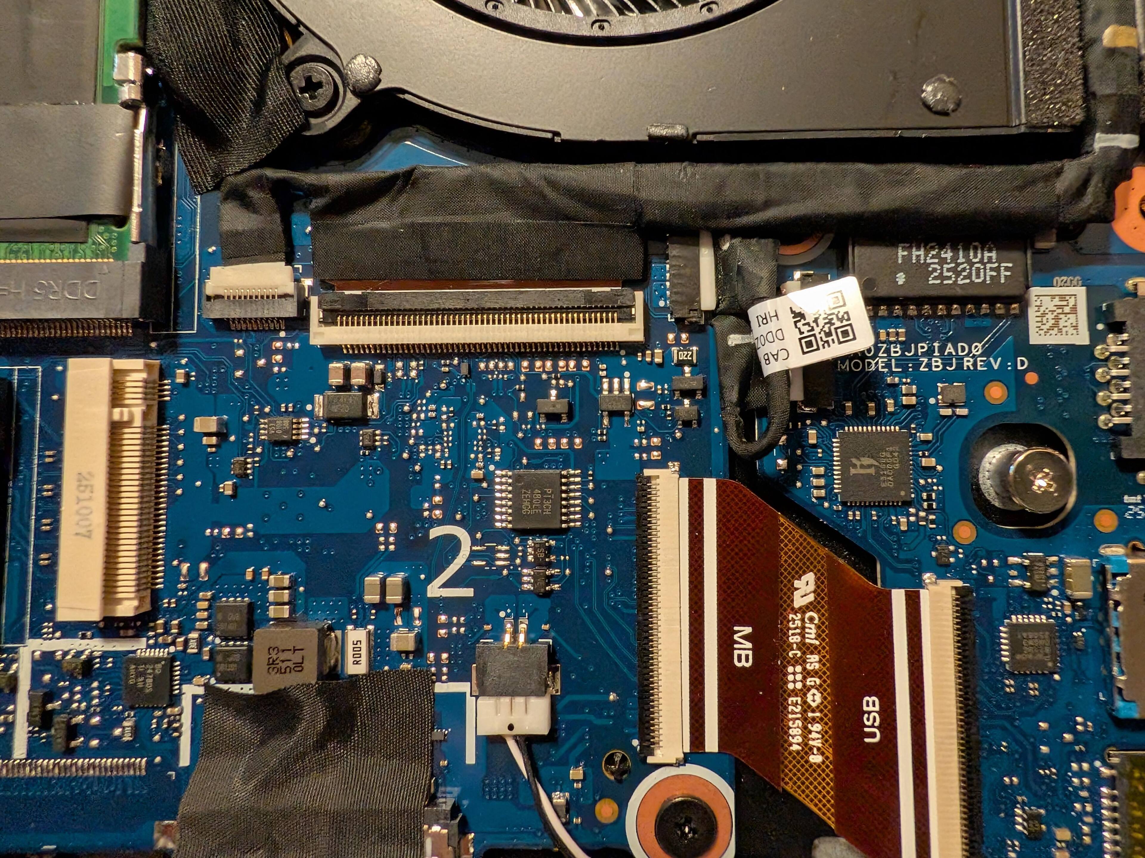 Second SSD, click to load a larger version