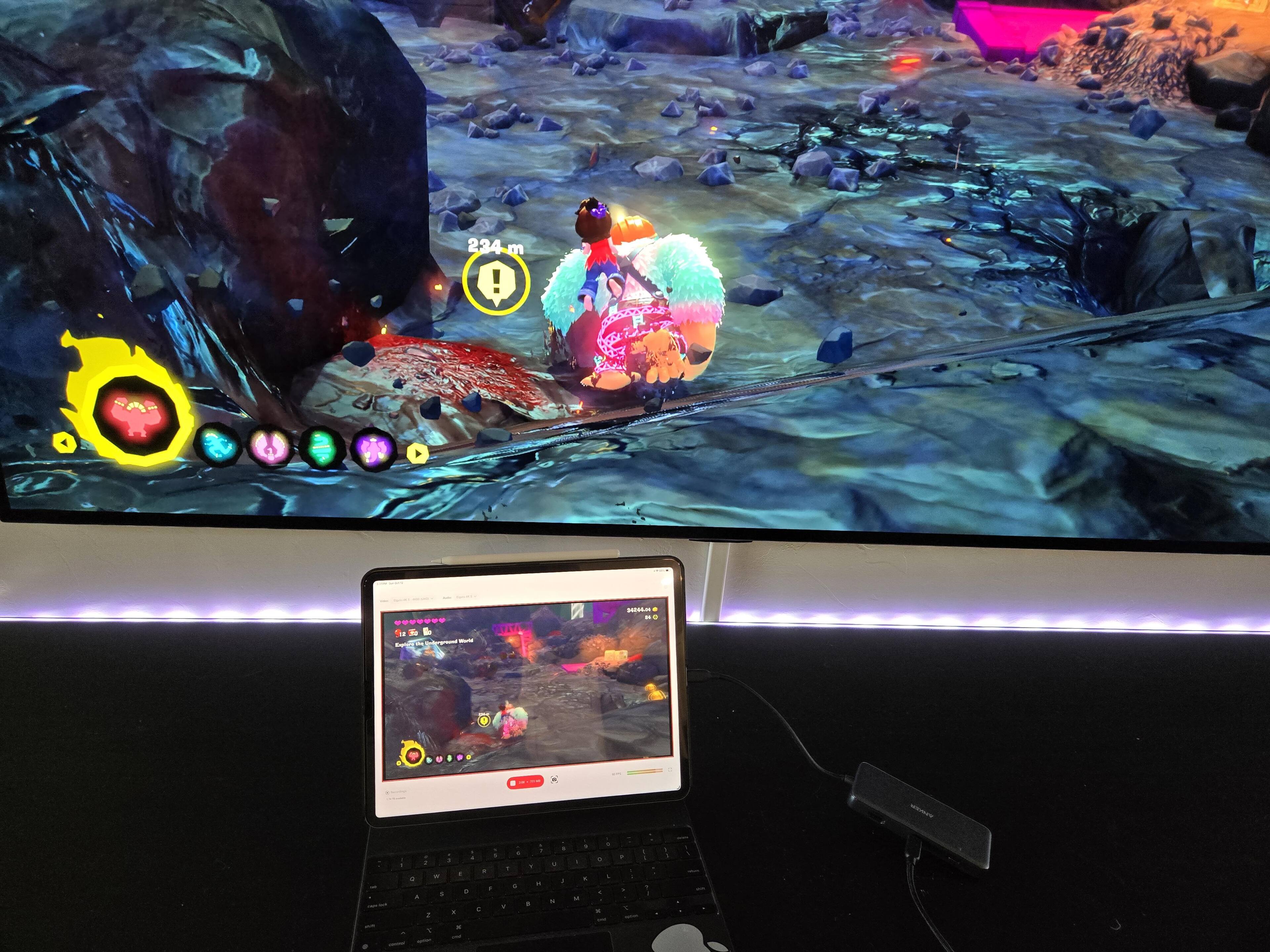 Capturing on iPad, click to load a larger version