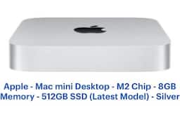 Mac mini M2 8GBユニファイドメモリ 512GB SSD Apple Mac mini Desktop M2 Chip 8GB Memory 512GB SSD Silver