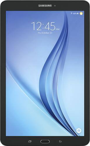 Samsung - Galaxy Tab E - 9.6 - 16GB - Wi-Fi + 4G LTE Verizon Wireless - Black, click to load a larger version