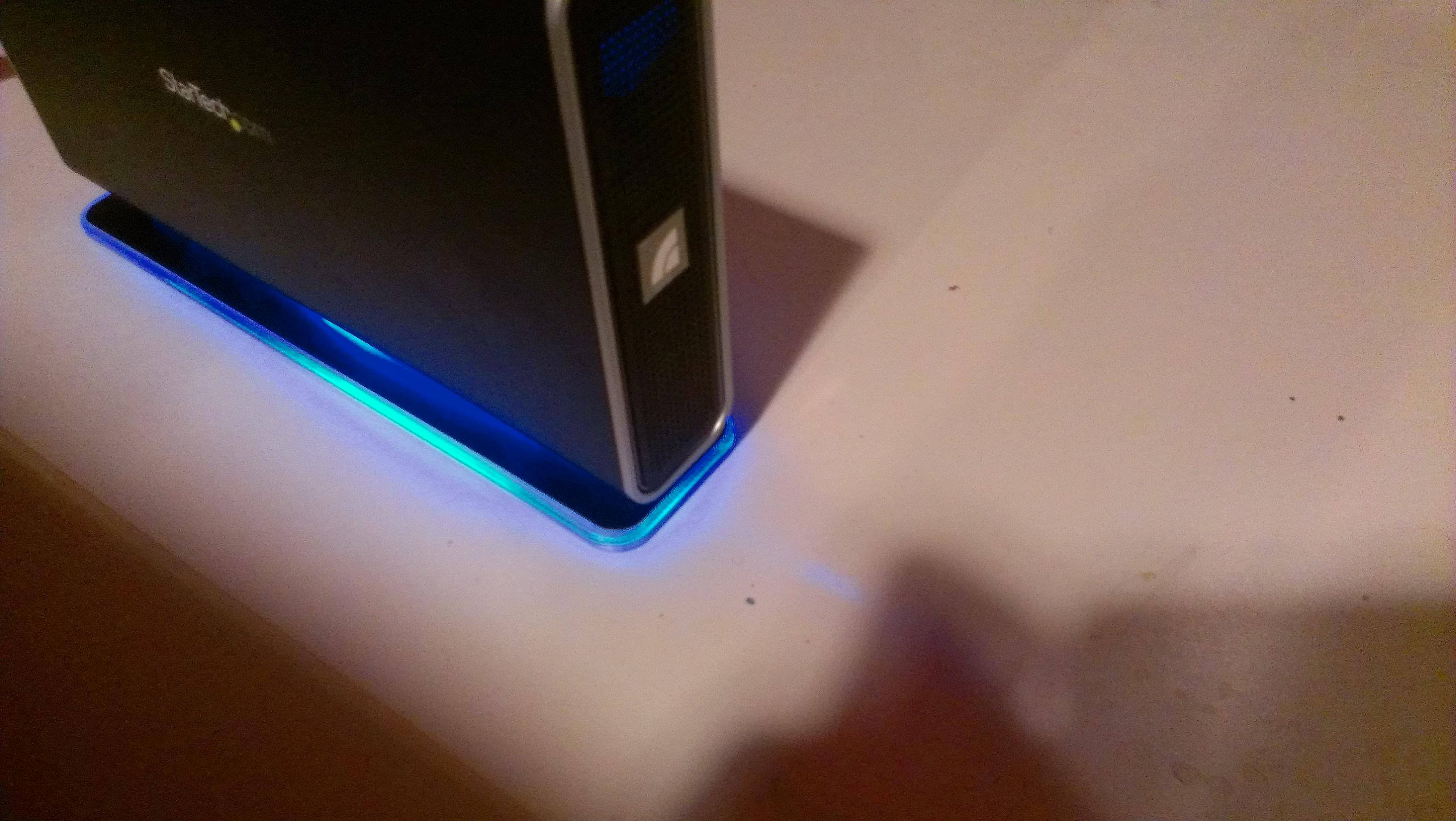 image with blue led on, click to load a larger version