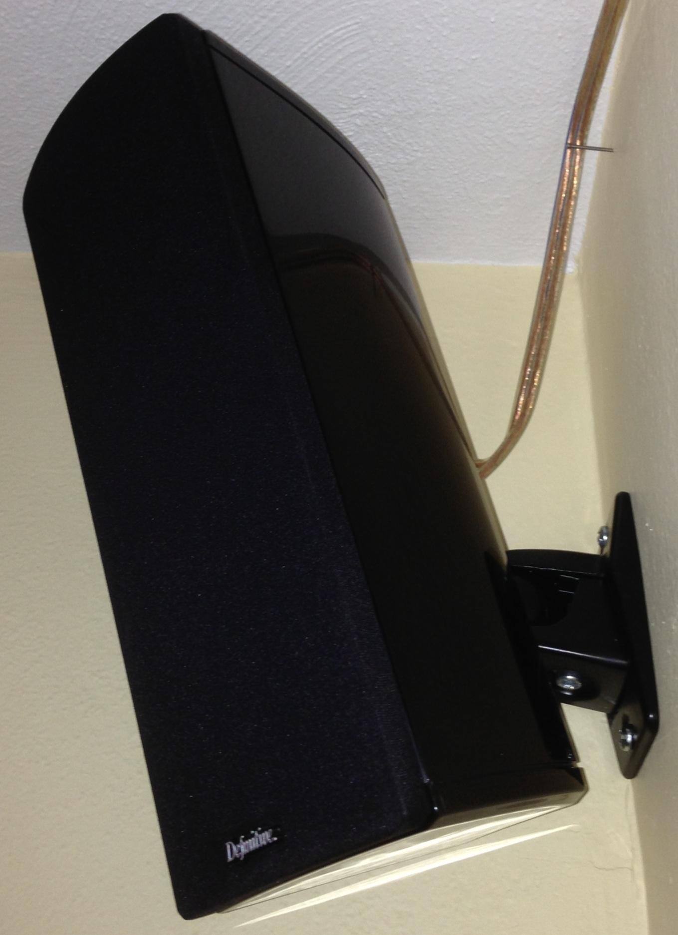 Wiring not hidden yet, but banana plugs fit fine with use of these mounts., click to load a larger version