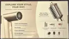 Shark FlexFusion Air + Ceramic Styling & Drying System Box Rear, click to load a larger version