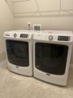 Maytag 4.8 Cu. Ft. High Efficiency Stackable Front Load Washer with Steam  and Fresh Hold White MHW6630HW - Best Buy