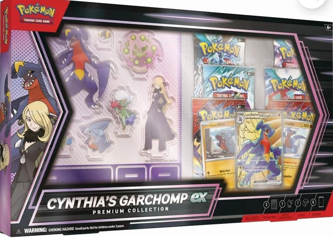 Pokmon Trading Card Game: Cynthias Garchomp ex Premium Collection 100-10424  - Best Buy