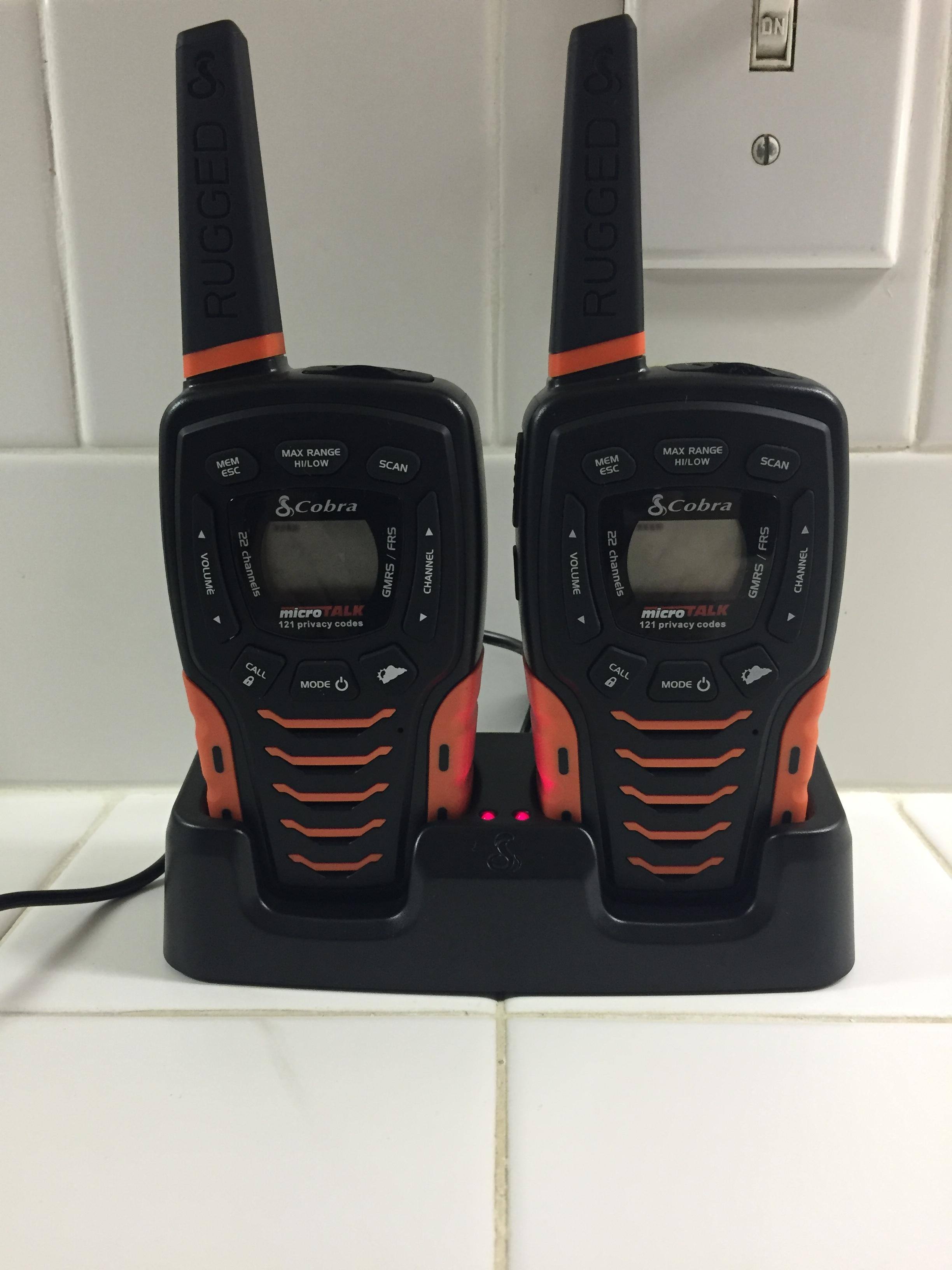 In the included charger. Rechargeable batteries were also included., click to load a larger version