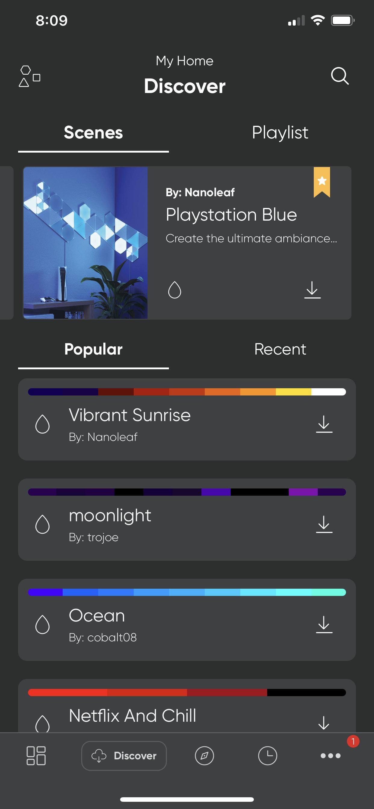 App UI, click to load a larger version