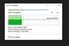 Not bad for a 20GB file transfer, click to load a larger version
