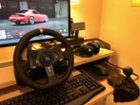 Attached well to the desk and keyboard tray, click to load a larger version