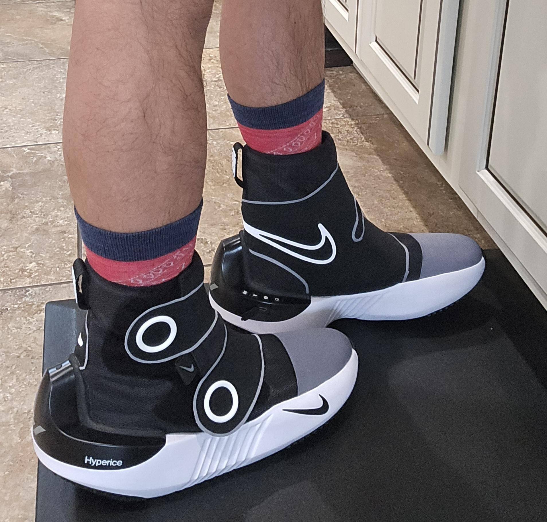 These function as footwear that you can walk around in during use, click to load a larger version