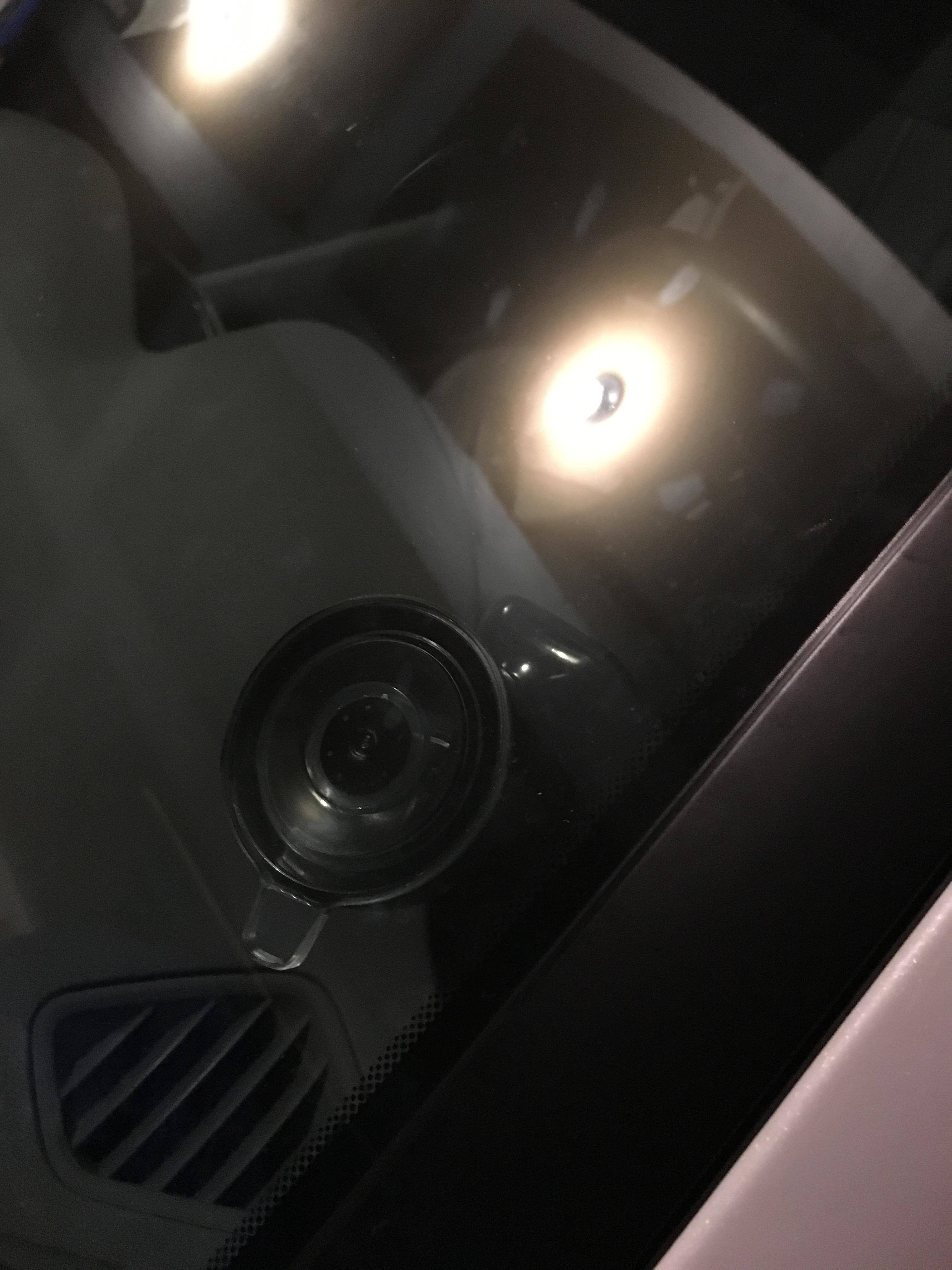 from the outside (windshield mount), click to load a larger version