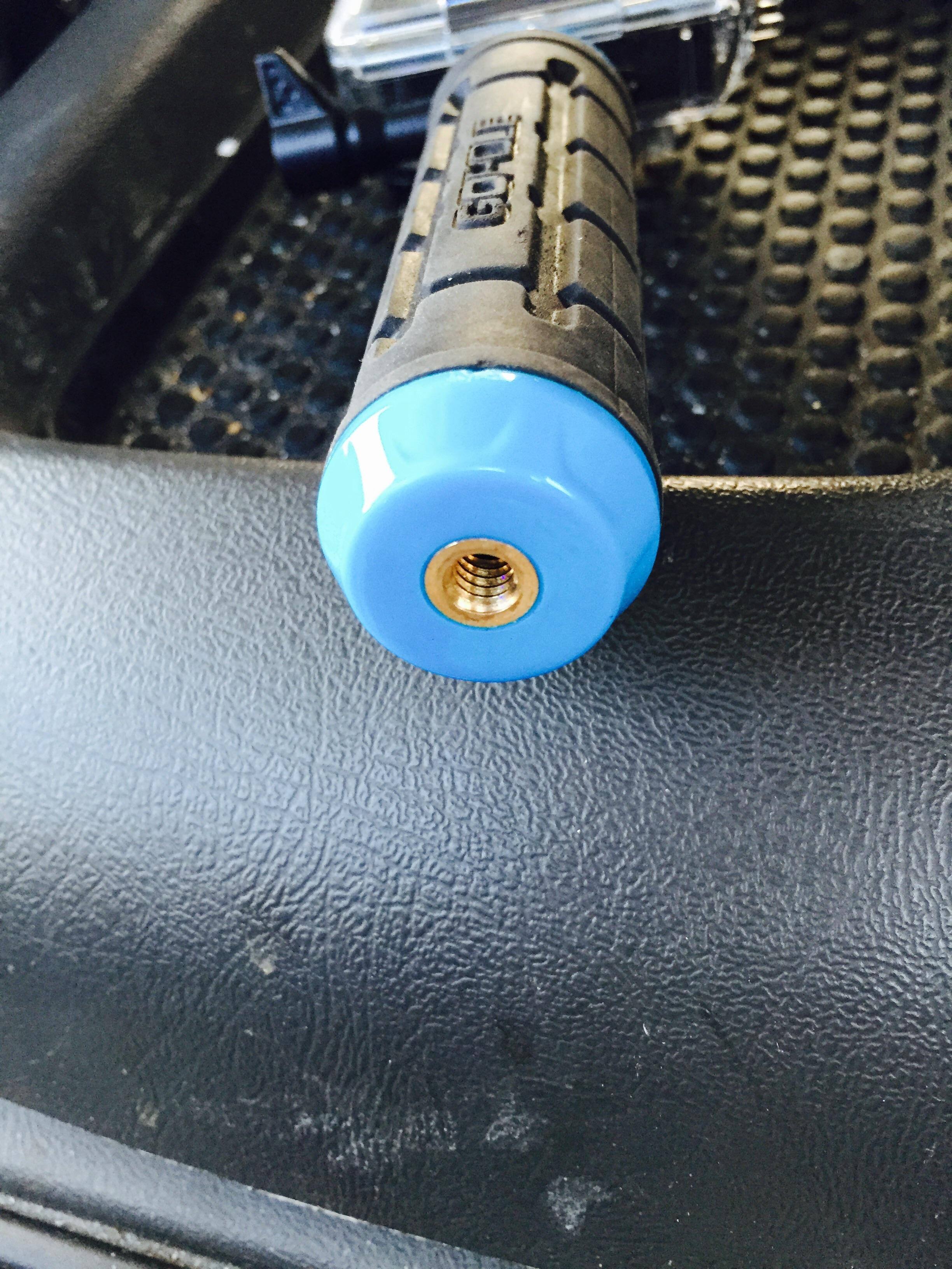 Strap can unfasten if clipped to a bag, click to load a larger version