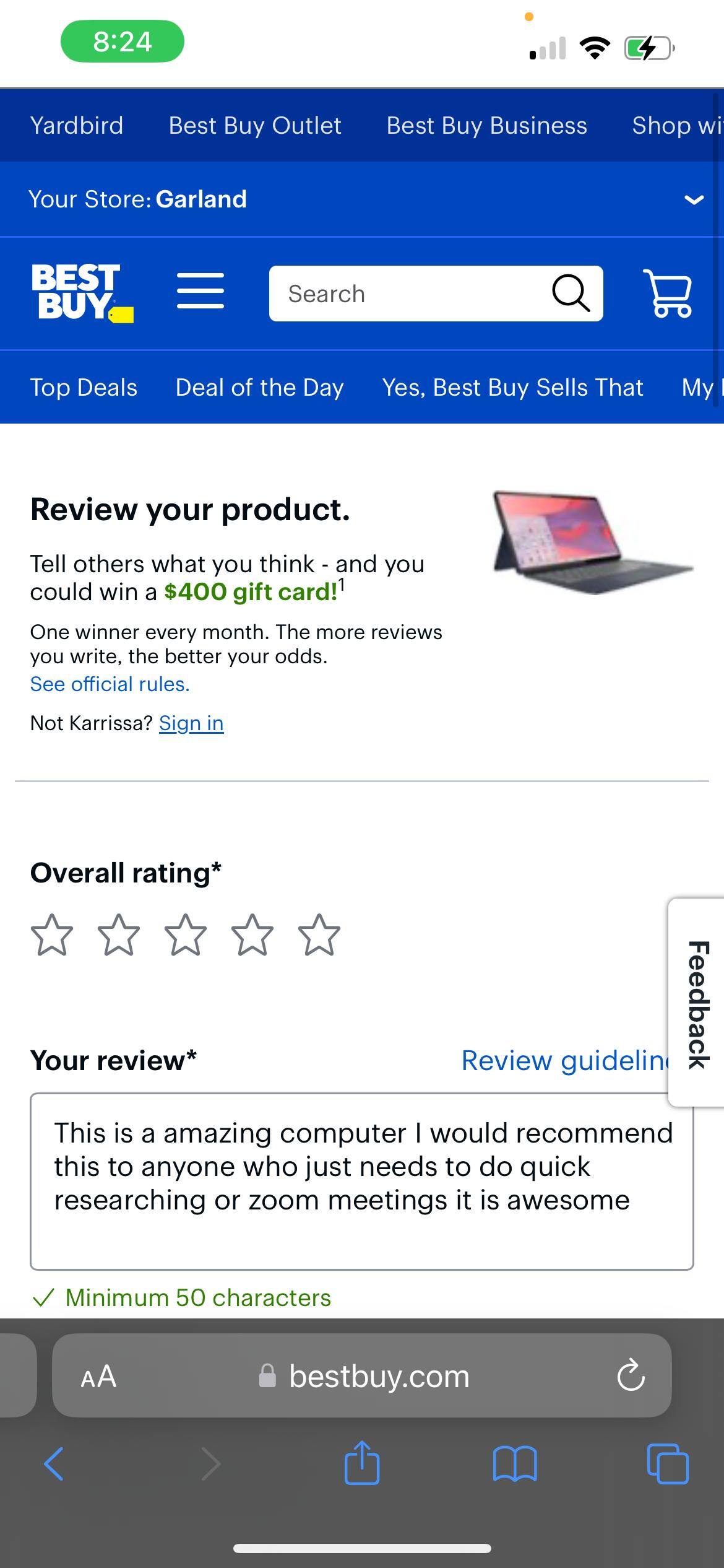 Customer provided, click to load a larger version