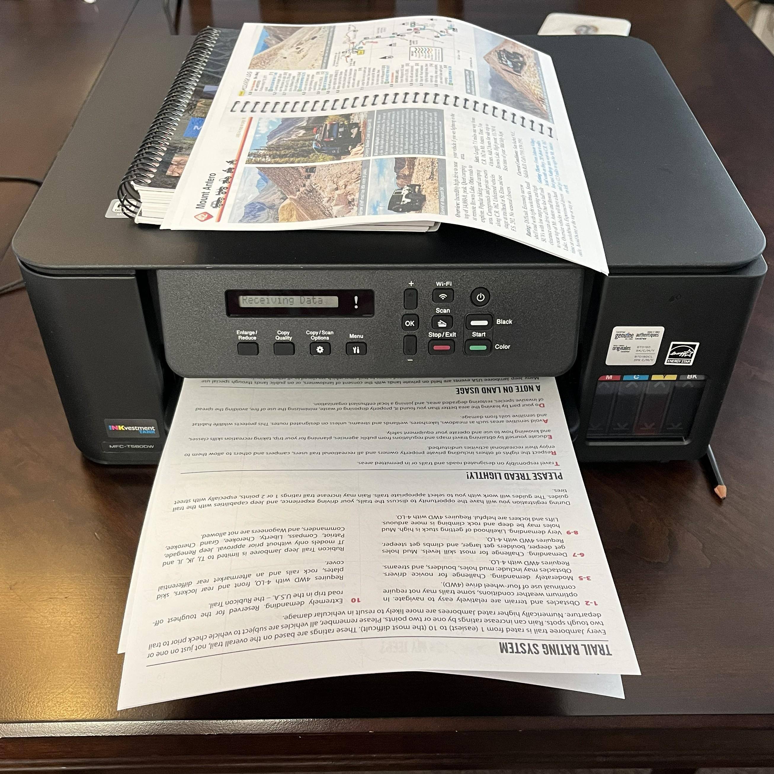 Double-sided color printing, click to load a larger version