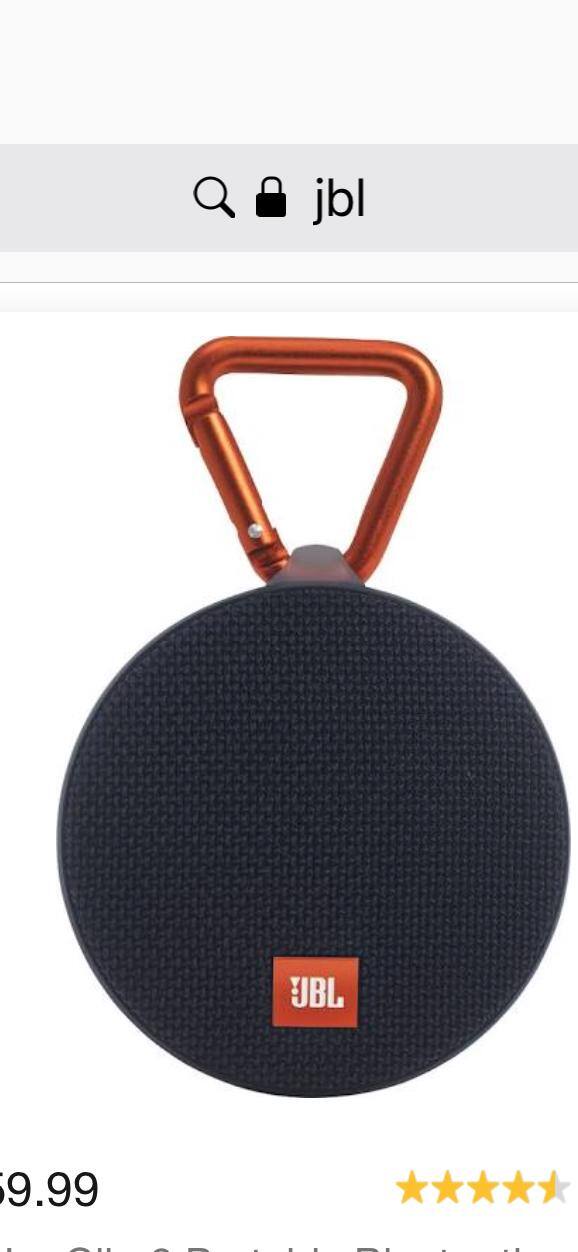 Jbl clip, click to load a larger version