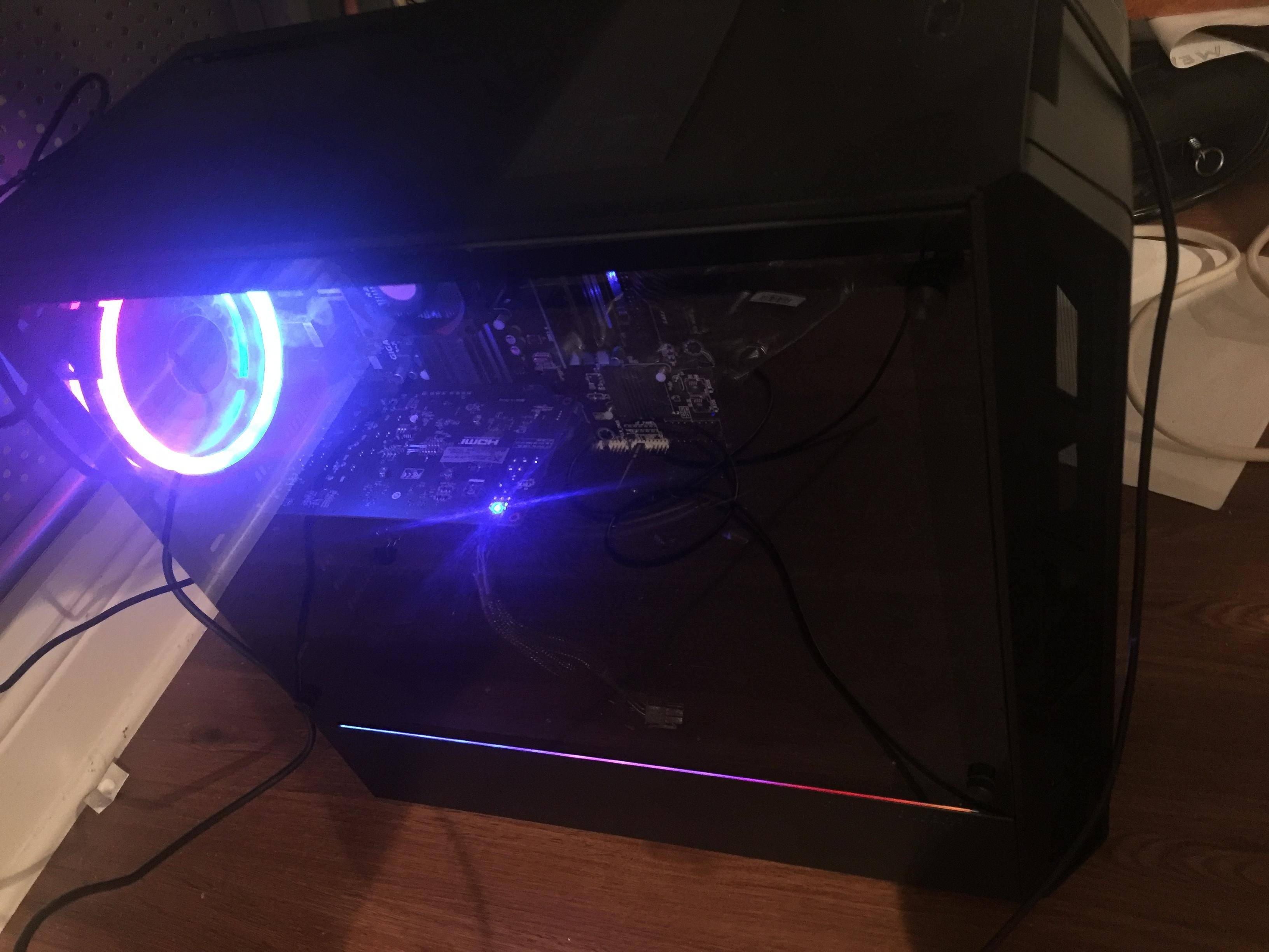 Tower setup, click to load a larger version