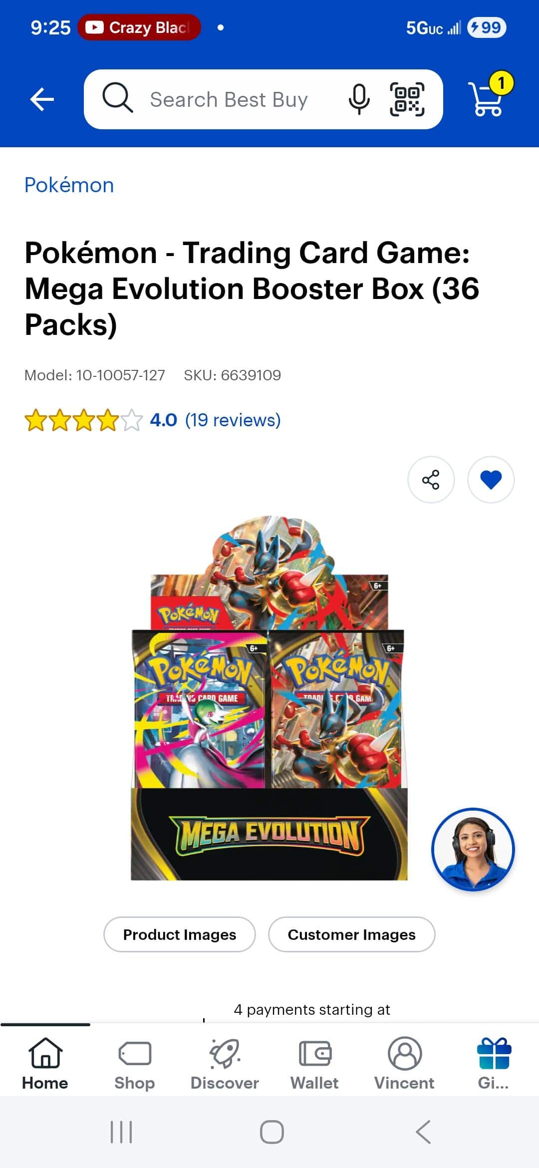 alliances sealed booster box Pokemon - Mega Evolution - Base Set main image 1
