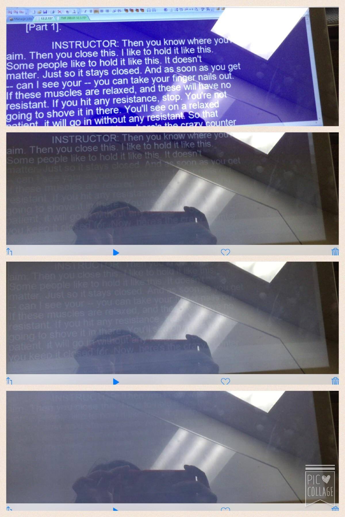 I have videos of when it does this and I took clips of the video.. GL, click to load a larger version