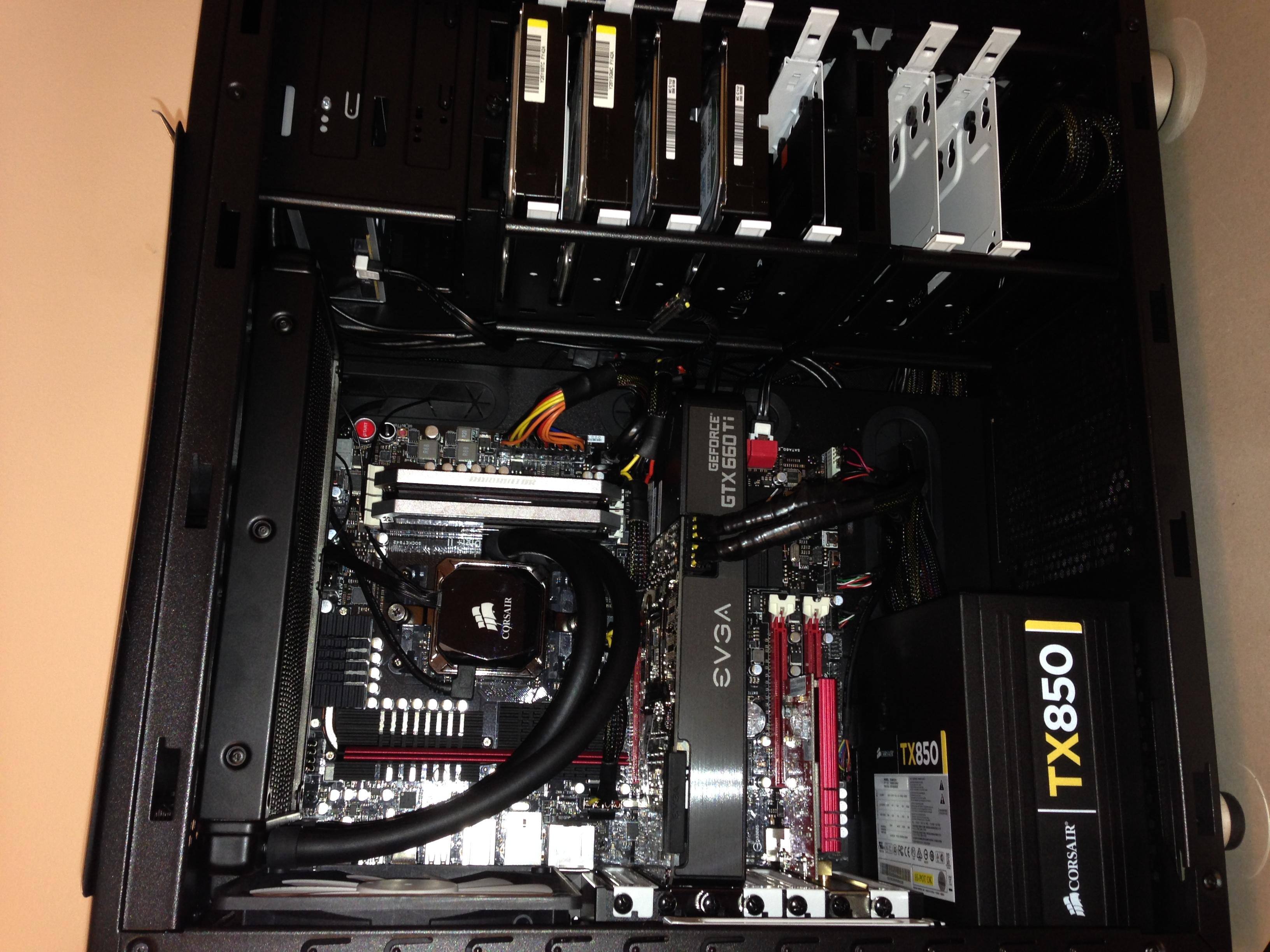 Installed in the case!, click to load a larger version