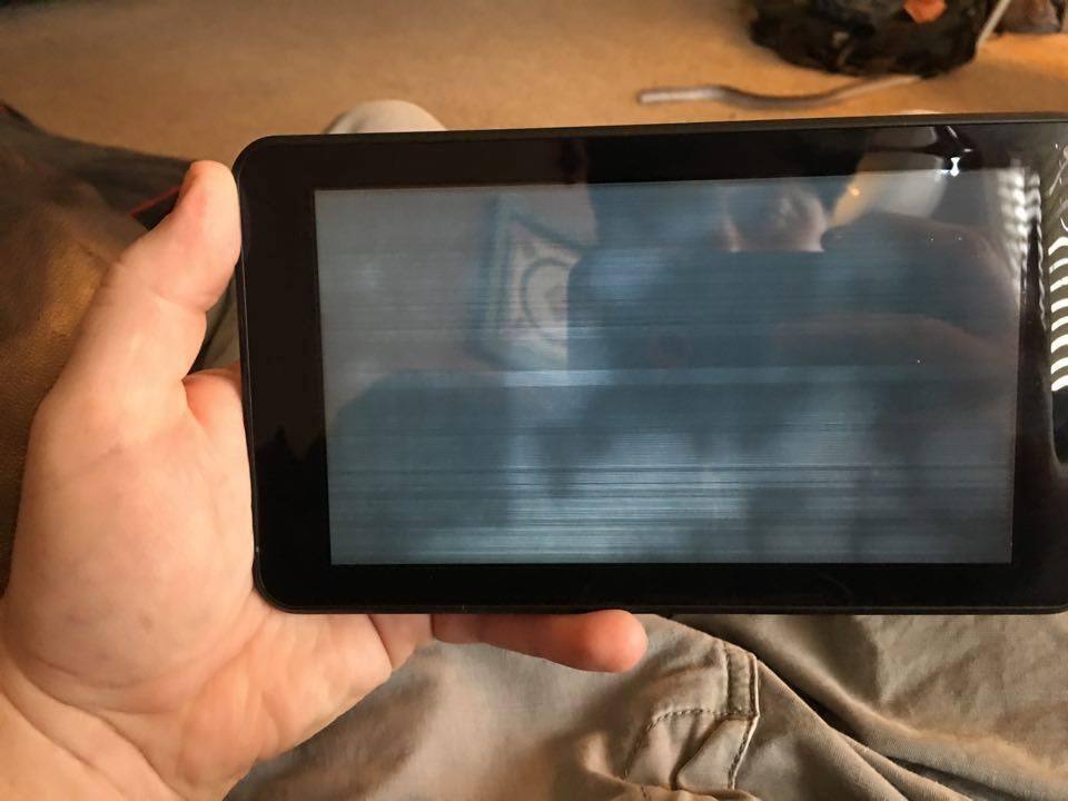 Screen lines of death, click to load a larger version